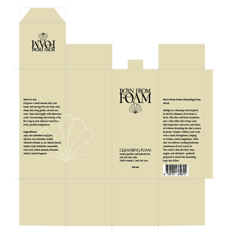 Stanseform til "Born from foam"-emballage